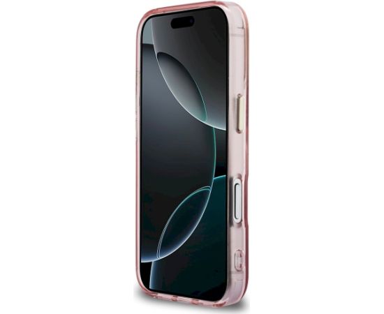 Karl Lagerfeld IML K Head Logo MagSafe Aizsargapvalks priekš iPhone 17 Pro / rozā Neoriģinālie Maciņi