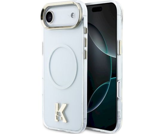 Karl Lagerfeld IML K Head Logo MagSafe Aizsargapvalks priekš iPhone Air / caurspīdīgs Neoriģinālie Maciņi