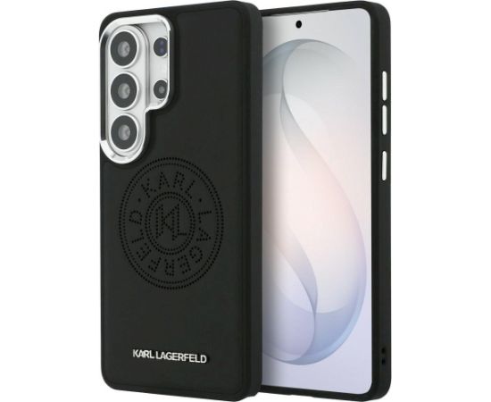 Karl Lagerfeld Perforated KL MagSafe Aizsargapvalks priekš Samsung Galaxy S26 Ultra / melns Neoriģinālie Maciņi