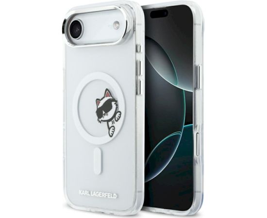 Karl Lagerfeld IML Peekaboo MagSafe Aizsargapvalks priekš iPhone 17 Air / caurspīdīgs Neoriģinālie Maciņi