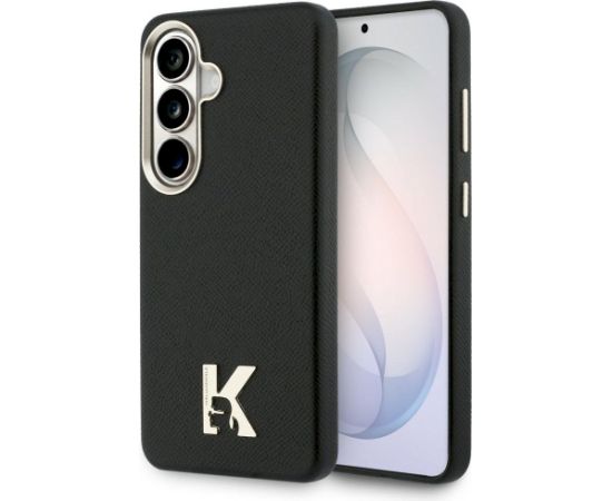 Karl Lagerfeld K Metal Logo MagSafe Case Aizsargapvalks priekš Samsung Galaxy S26 / melns Neoriģinālie Maciņi