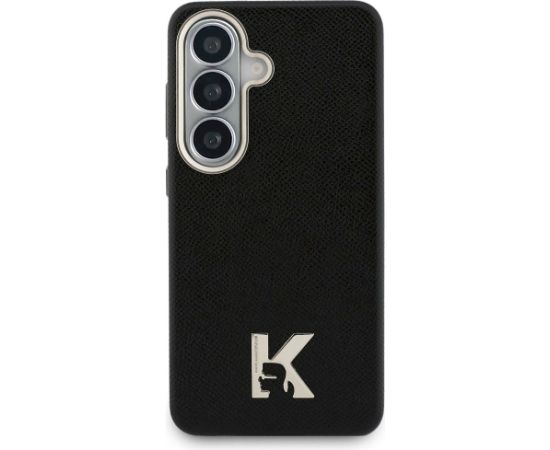Karl Lagerfeld K Metal Logo MagSafe Case Aizsargapvalks priekš Samsung Galaxy S26 / melns Neoriģinālie Maciņi