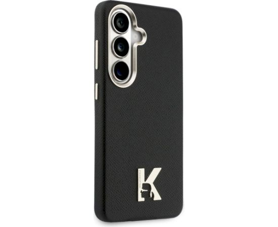 Karl Lagerfeld K Metal Logo MagSafe Case Aizsargapvalks priekš Samsung Galaxy S26 / melns Neoriģinālie Maciņi