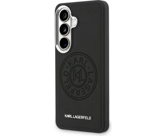 Karl Lagerfeld Perforated KL Case Aizsargapvalks priekš Samsung Galaxy S26 / melns Neoriģinālie Maciņi