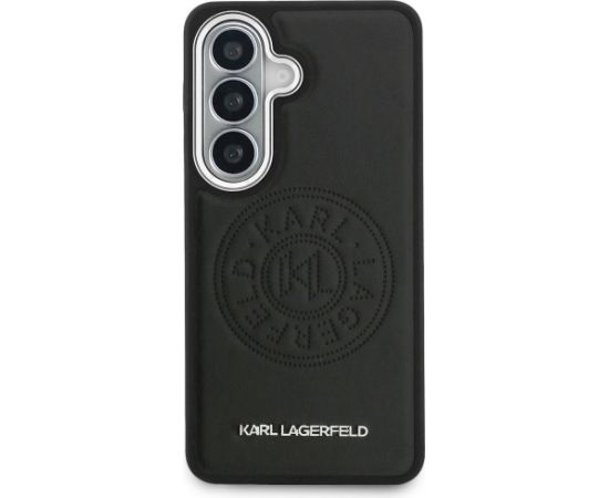 Karl Lagerfeld Perforated KL Case Aizsargapvalks priekš Samsung Galaxy S26 / melns Neoriģinālie Maciņi