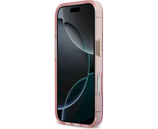 Karl Lagerfeld IML Choupettes Karl Script Logo MagSafe Aizsargapvalks priekš iPhone 17 Pro Max / rozā Neoriģinālie Maciņi