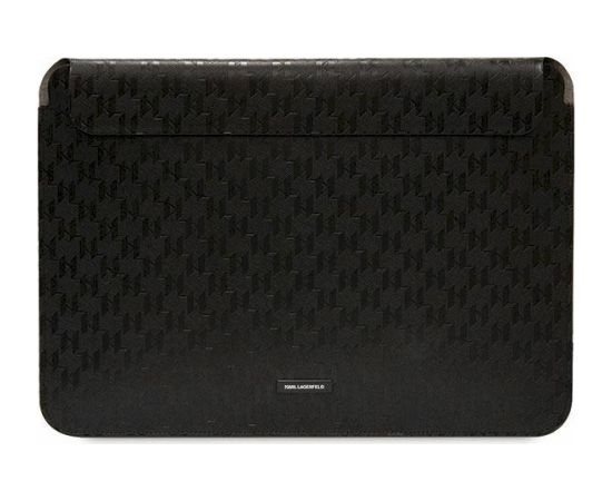 Karl Lagerfeld Sleeve KLCS14SAKLHPK Klēpjdatora maciņš 14" Saffiano Plaque / melns Somas portatīvajiem datoriem