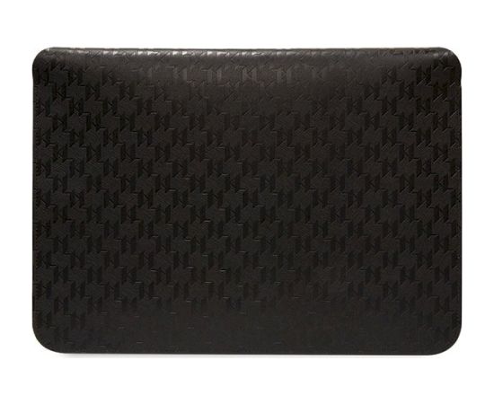 Karl Lagerfeld Sleeve KLCS14SAKLHPK Klēpjdatora maciņš 14" Saffiano Plaque / melns Somas portatīvajiem datoriem