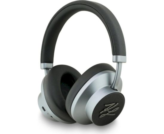 Karl Lagerfeld Grained Initials Bluetooth ANC Bezvadu austiņas / melns Austiņas