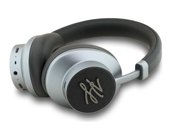 Karl Lagerfeld Grained Initials Bluetooth ANC Bezvadu austiņas / melns Austiņas