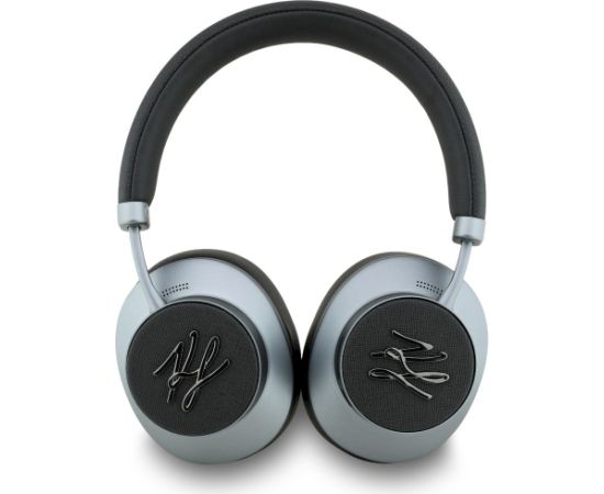 Karl Lagerfeld Grained Initials Bluetooth ANC Bezvadu austiņas / melns Austiņas