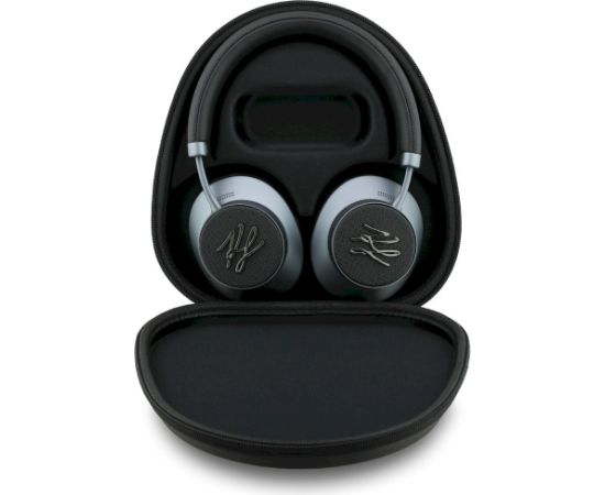 Karl Lagerfeld Grained Initials Bluetooth ANC Bezvadu austiņas / melns Austiņas