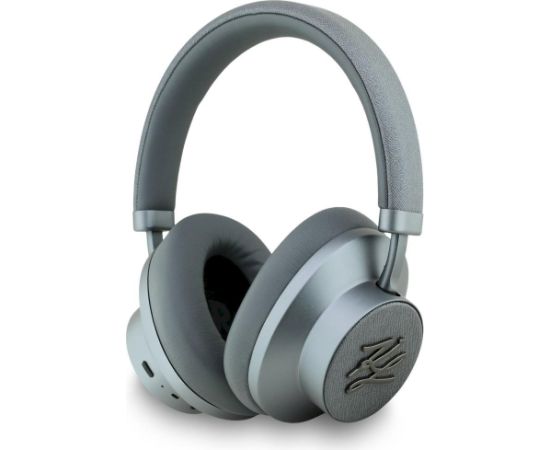 Karl Lagerfeld Grained Initials Bluetooth ANC Bezvadu austiņas / pelēks Austiņas