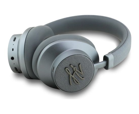 Karl Lagerfeld Grained Initials Bluetooth ANC Bezvadu austiņas / pelēks Austiņas