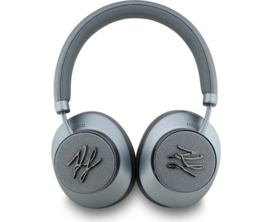 Karl Lagerfeld Grained Initials Bluetooth ANC Bezvadu austiņas / pelēks Austiņas