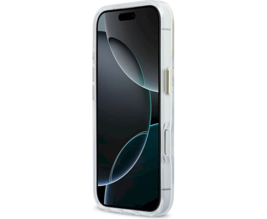 Karl Lagerfeld IML Choupettes Karl Script Logo MagSafe Aizsargapvalks priekš iPhone 17 Pro Max / caurspīdīgs Neoriģinālie Maciņi