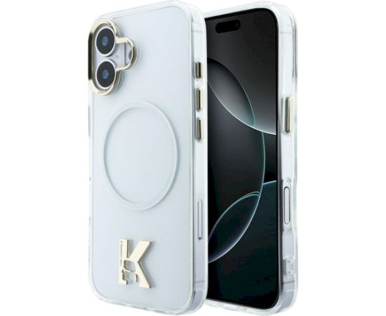 Case Karl Lagerfeld IML K Head Logo MagSafe Aizsargapvalks priekš iPhone 17 / caurspīdīgs Neoriģinālie Maciņi