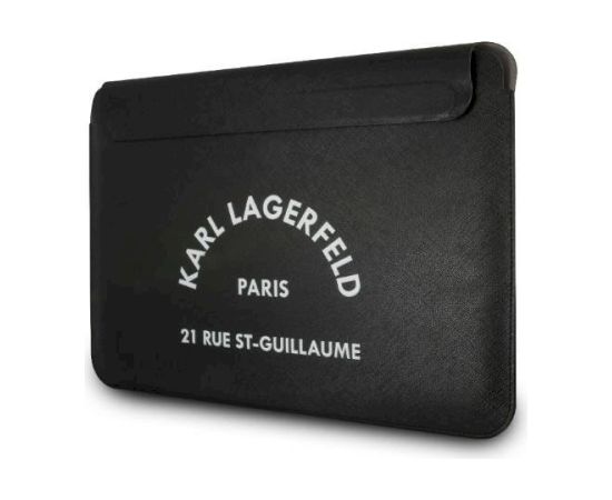 Karl Lagerfeld Sleeve KLCS133RSGSFBK 13" Saffiano RSG Klēpjdatora maciņš / melns Somas portatīvajiem datoriem