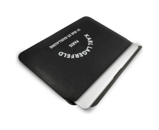 Karl Lagerfeld Sleeve KLCS133RSGSFBK 13" Saffiano RSG Klēpjdatora maciņš / melns Somas portatīvajiem datoriem