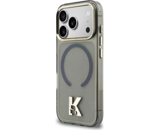 Karl Lagerfeld IML K Head Logo Case Aizsargapvalks priekš iPhone 17 Pro / melns Neoriģinālie Maciņi
