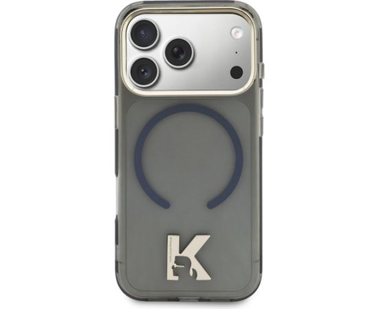 Karl Lagerfeld IML K Head Logo Case Aizsargapvalks priekš iPhone 17 Pro / melns Neoriģinālie Maciņi