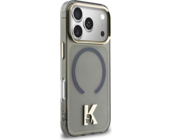 Karl Lagerfeld IML K Head Logo Case Aizsargapvalks priekš iPhone 17 Pro / melns Neoriģinālie Maciņi