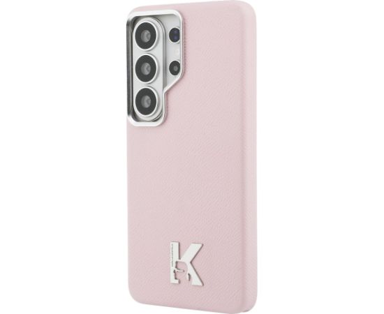 Case Karl Lagerfeld K Metal Logo MagSafe Aizsargapvalks priekš Samsung Galaxy S26 Ultra / rozā Neoriģinālie Maciņi
