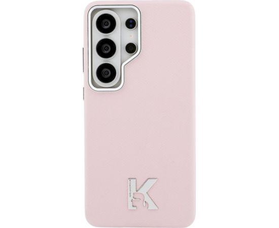 Case Karl Lagerfeld K Metal Logo MagSafe Aizsargapvalks priekš Samsung Galaxy S26 Ultra / rozā Neoriģinālie Maciņi
