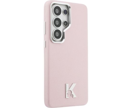 Case Karl Lagerfeld K Metal Logo MagSafe Aizsargapvalks priekš Samsung Galaxy S26 Ultra / rozā Neoriģinālie Maciņi