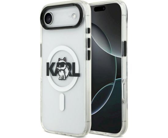 Karl Lagerfeld IML Choupette Sketch Logo MagSafe Case Aizsargapvalks priekš iPhone Air Neoriģinālie Maciņi