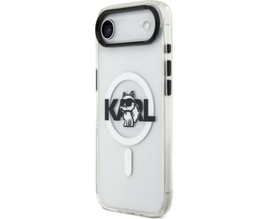 Karl Lagerfeld IML Choupette Sketch Logo MagSafe Case Aizsargapvalks priekš iPhone Air Neoriģinālie Maciņi