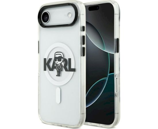 Karl Lagerfeld IML Karl Sketch Logo MagSafe Case Aizsargapvalks priekš iPhone Air / caurspīdīgs Neoriģinālie Maciņi