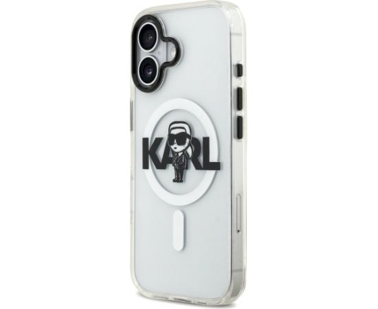 Karl Lagerfeld IML Karl Sketch Logo MagSafe Case Aizsargapvalks priekš iPhone 17 / caurspīdīgs Neoriģinālie Maciņi