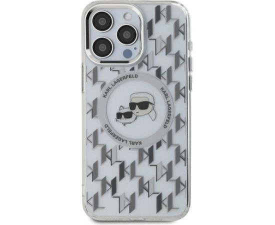 Karl Lagerfeld KLHMP15XHMCKMHT IML Monogram Karl&Cho Aizsargapvalks priekš iPhone 15 Pro Max 6.7" / caurspīdīgs Neoriģinālie Maciņi