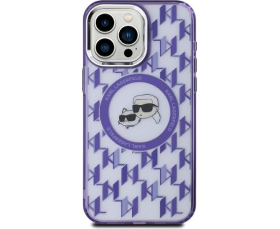 Karl Lagerfeld KLHMP15LHMCKMHU Aizsargapvalks priekš iPhone 15 Pro 6.1" / violets Neoriģinālie Maciņi