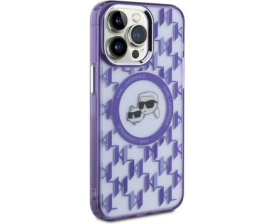 Karl Lagerfeld KLHMP15LHMCKMHU Aizsargapvalks priekš iPhone 15 Pro 6.1" / violets Neoriģinālie Maciņi