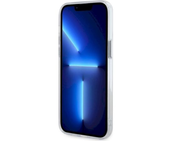 Karl Lagerfeld KLHMP14XHLSCHH Aizsargapvalks priekš iPhone 14 Pro Max 6.7" IML Metal Choupette Head / balts Neoriģinālie Maciņi