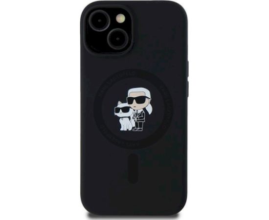 Karl Lagerfeld KLHMP15MSCMKCRHK Aizsargapvalks priekš iPhone 15 Plus / 14 Plus 6.7" / melns Neoriģinālie Maciņi