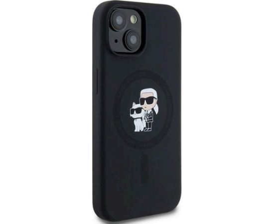 Karl Lagerfeld KLHMP15MSCMKCRHK Aizsargapvalks priekš iPhone 15 Plus / 14 Plus 6.7" / melns Neoriģinālie Maciņi