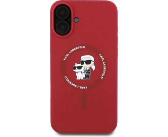 Karl Lagerfeld KLHMP16SSCMKCRHR Aizsargapvalks priekš iPhone 16 6.1" / sarkans Neoriģinālie Maciņi