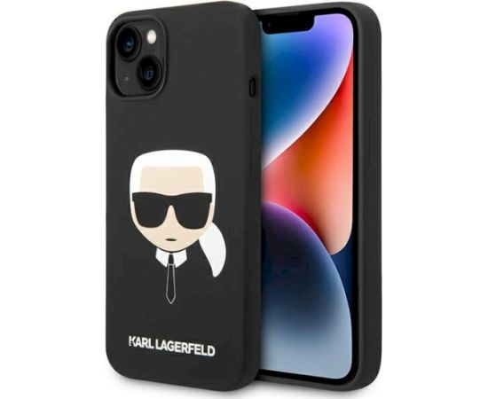 Karl Lagerfeld KLHMP14MSLKHBK Hardcase Aizsargapvalks priekš iPhone 14 Plus / 15 Plus 6,7" / melns Neoriģinālie Maciņi