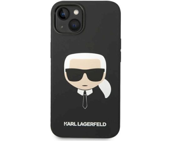 Karl Lagerfeld KLHMP14MSLKHBK Hardcase Aizsargapvalks priekš iPhone 14 Plus / 15 Plus 6,7" / melns Neoriģinālie Maciņi
