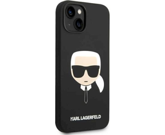 Karl Lagerfeld KLHMP14MSLKHBK Hardcase Aizsargapvalks priekš iPhone 14 Plus / 15 Plus 6,7" / melns Neoriģinālie Maciņi