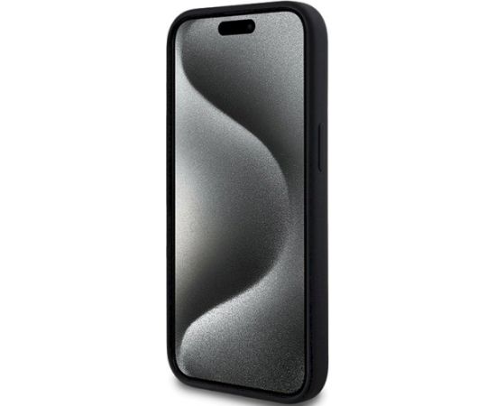 Karl Lagerfeld KLHMP15MSCHPPLK Silicone Choupette Aizsargapvalks priekš iPhone 15 Plus / 14 Plus 6.7" / melns Neoriģinālie Maciņi