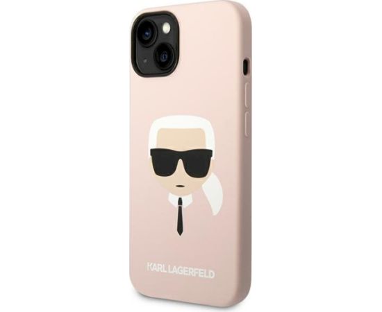 Karl Lagerfeld KLHMP14MSLKHLP Aizsargapvalks priekš iPhone 14 Plus / 15 Plus 6,7" / jght pink Neoriģinālie Maciņi