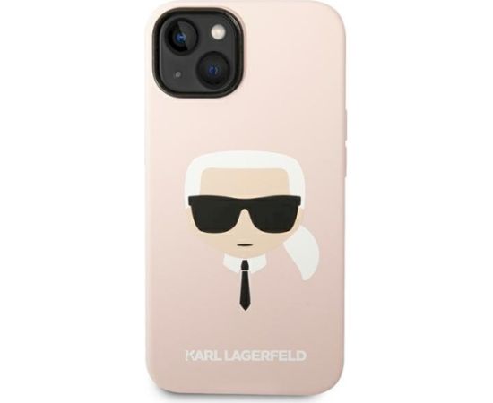 Karl Lagerfeld KLHMP14MSLKHLP Aizsargapvalks priekš iPhone 14 Plus / 15 Plus 6,7" / jght pink Neoriģinālie Maciņi