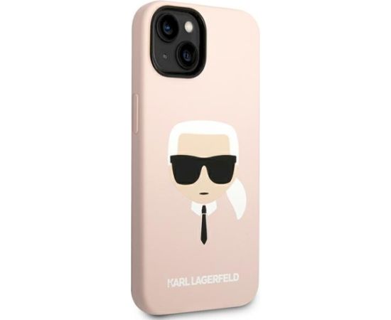 Karl Lagerfeld KLHMP14MSLKHLP Aizsargapvalks priekš iPhone 14 Plus / 15 Plus 6,7" / jght pink Neoriģinālie Maciņi