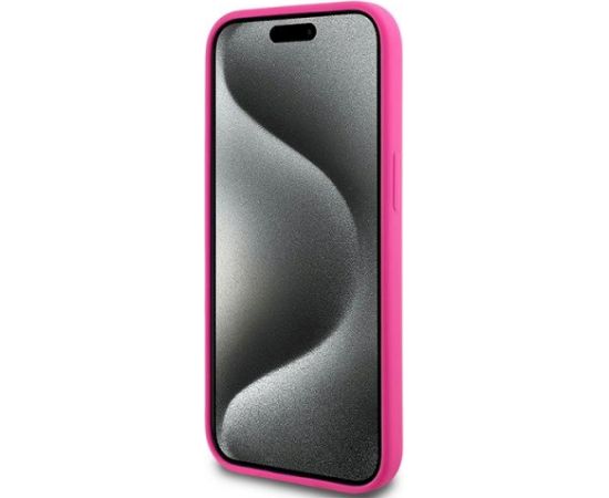 Karl Lagerfeld KLHMP15MSCHPPLF Aizsargapvalks priekš iPhone 15 Plus / 14 Plus 6.7" / fuksīna Neoriģinālie Maciņi