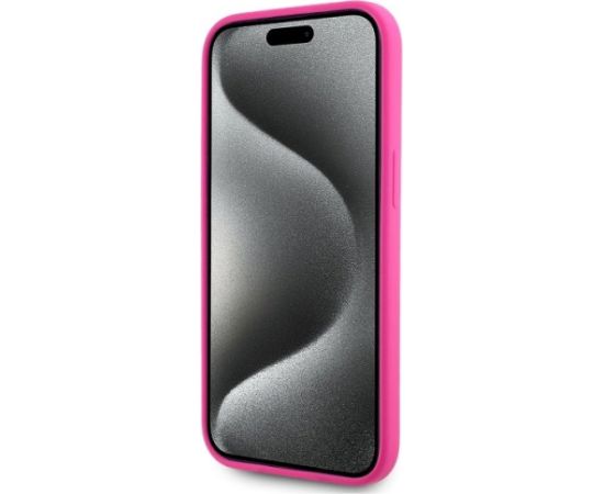 Karl Lagerfeld KLHMP15SSKHPPLF Aizsargapvalks priekš iPhone 15 6.1" / fuksijas Neoriģinālie Maciņi
