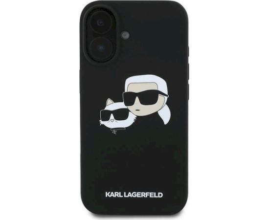 Karl Lagerfeld KLHMP16MSKCHPPLK Aizsargapvalks priekš iPhone 16 Plus 6.7" / melns Neoriģinālie Maciņi